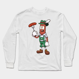 Sad Oktoberfest Sausage Long Sleeve T-Shirt